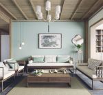紫竹文苑新中式风格126平米三居室装修案例