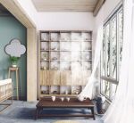 紫竹文苑新中式风格126平米三居室装修案例