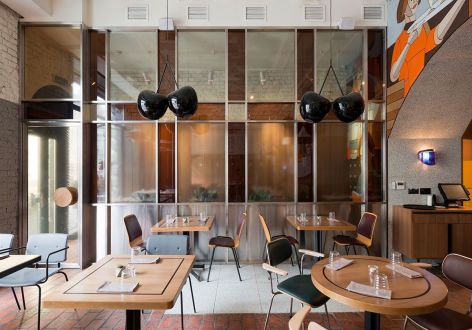餐厅现代风格253平米装修案例