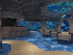 354平海洋主题餐厅装修设计案例