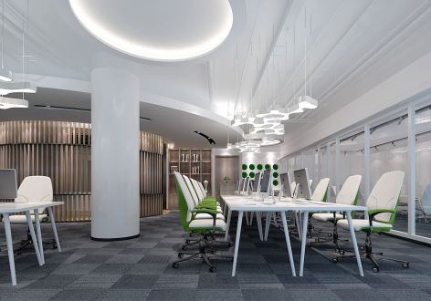 460平现代风格办公室装修设计案例