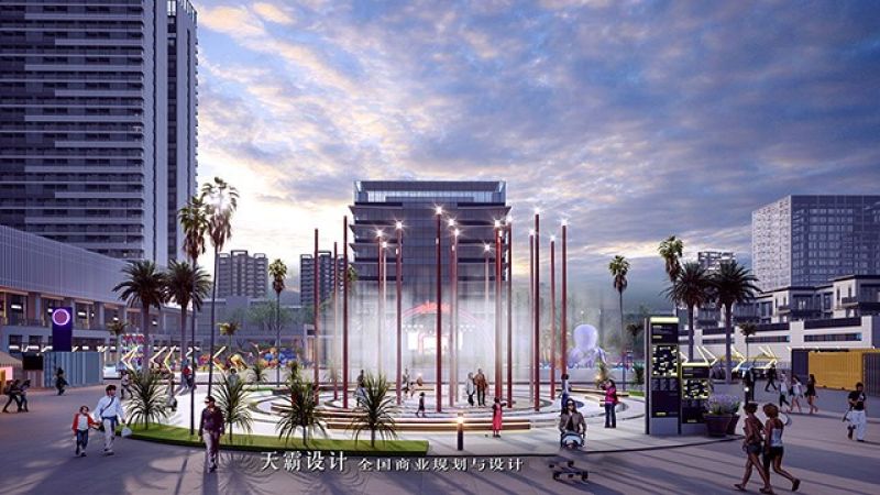 文化广场150000平米现代简约风格装修案例