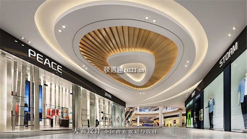 购物中心46000平米现代简约风格装修案例