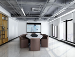 办公室极简风格500平米装修设计图案例