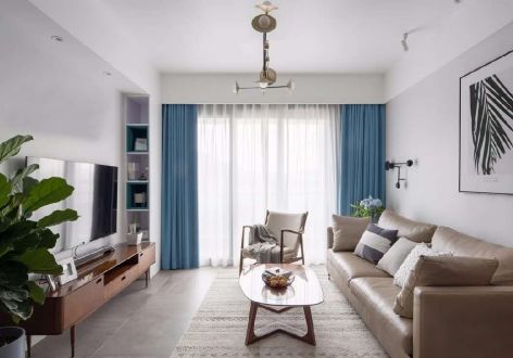 中庚·香山新时代现代风格95平米三居室装修设计图案例