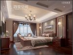 雅居乐140平米现代中式风格三居室装修案例