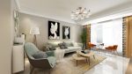 名城紫金轩现代风格78平米二居室装修设计图案例