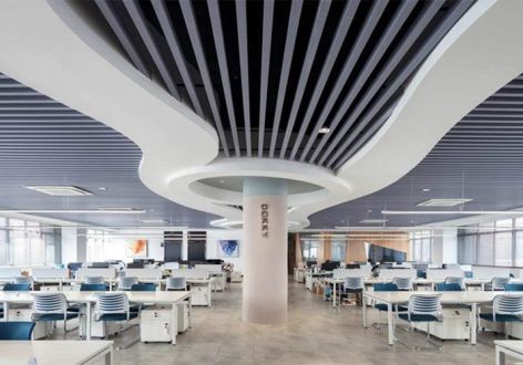 深圳1500平办公室装修设计案例