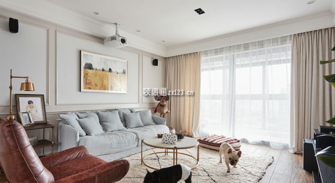 融丰锦秀山庄现代风格143平米三居室装修设计图案例