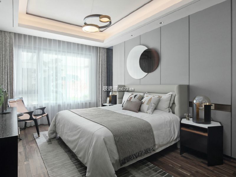翡翠康城现代风格150平米三居室装修设计图案例
