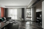 枫丹白露127平米现代简约风格三居室装修案例