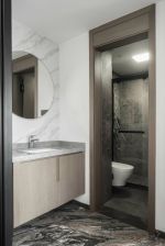 枫丹白露127平米现代简约风格三居室装修案例