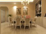 蔷薇国际110平米美式风格三居室装修案例