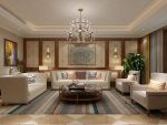 美的君兰江山美式风格132平米三居室装修案例