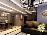 瑞扬家园126㎡三室两厅中式风格装修案例