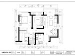 红豆香江豪庭89平米三居室现代简约风格装修案例