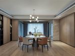 恒大中央公园现代风格132平米三居室设计效果图案例