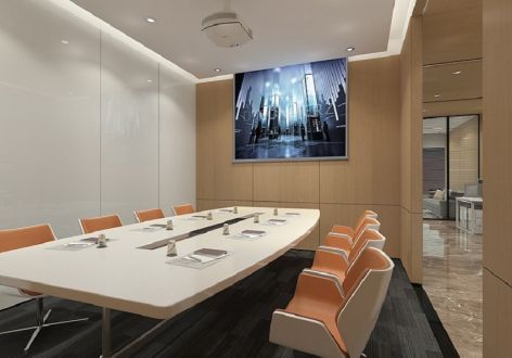 550平现代风格办公室装修设计案例