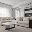济南现代简约房子客厅沙发装修布置图
