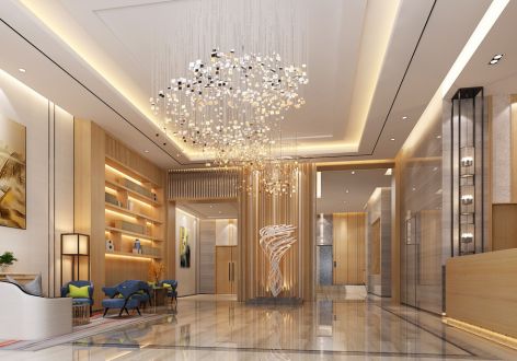 广州酒店788平米新中式风格装修案例