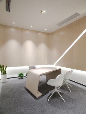 济南现代风格小型办公室装修设计图