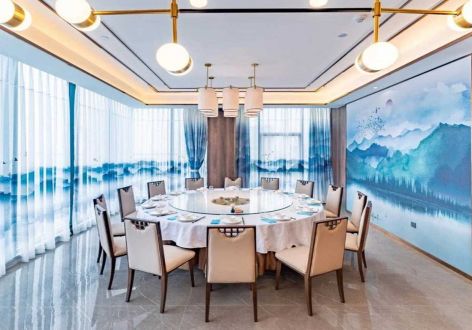 海鲜餐厅新中式风格1600平米装修案例