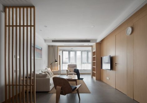 梅谷公寓90平米日式风格三房装修案例