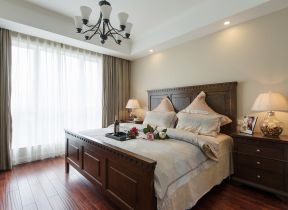美式卧室装修图 美式卧室风格装修效果图 美式卧室装修设计