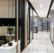 广州1500平公司办公室走廊装修设计