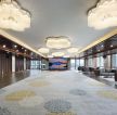上海高档办公楼大厅水晶灯装潢图片