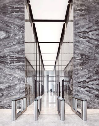 上海办公大楼电梯厅装修设计图