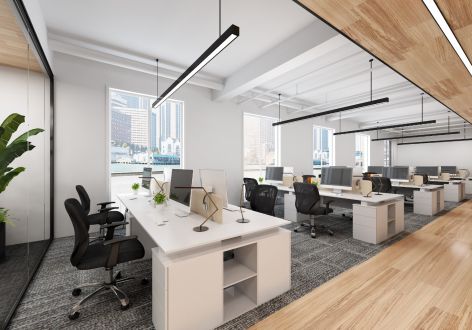 办公室现代风格860平米装修案例