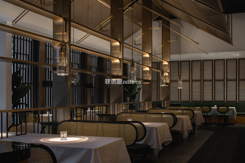 泰餐厅现代风格650平米装修案例