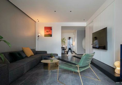 太古臻城160平米四居室现代简约风格装修案例