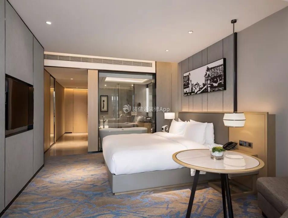 广州商务酒店大床房装修设计