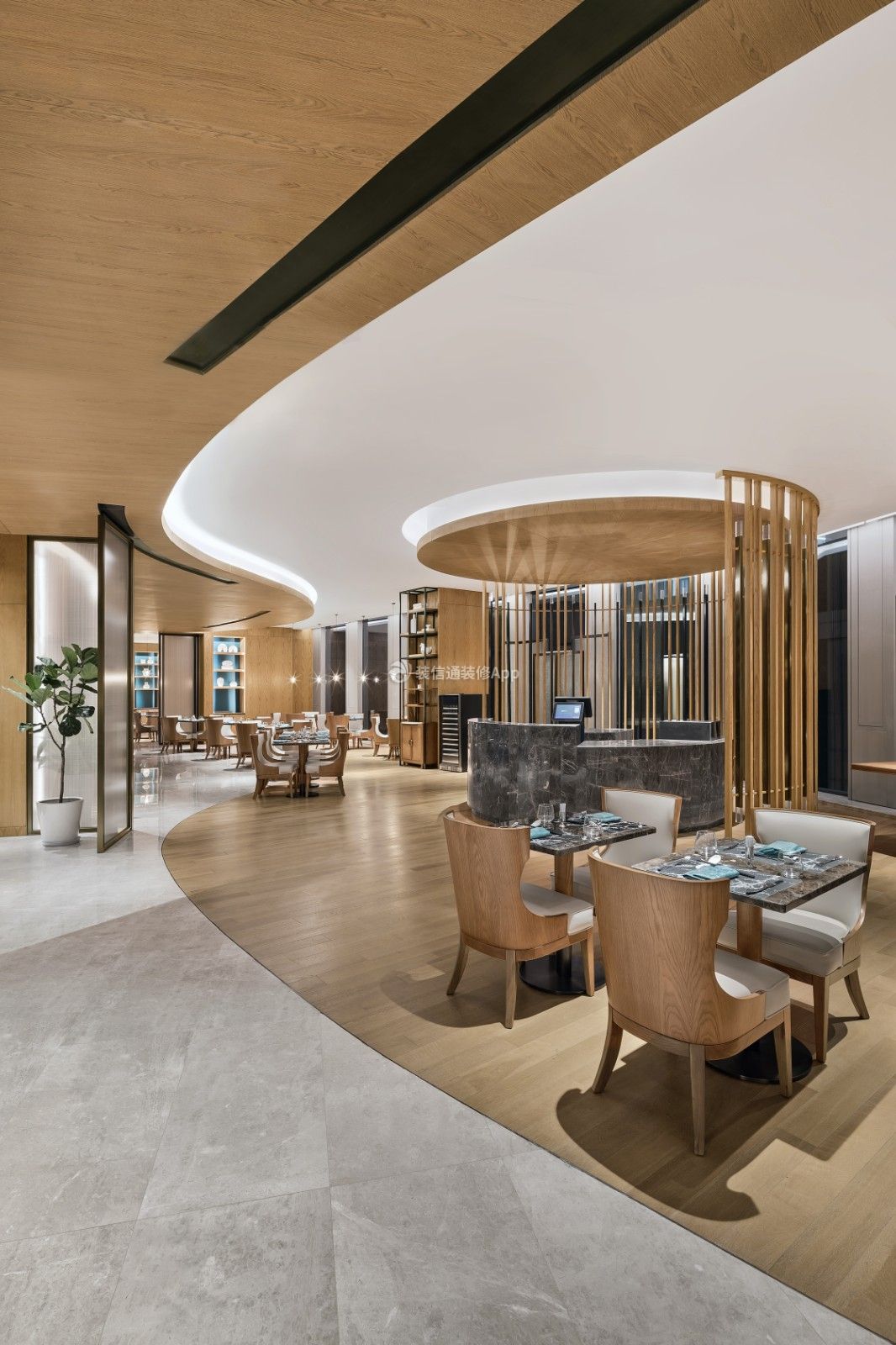 广州豪华酒店餐厅装修设计图2023