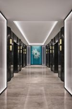 广州高级酒店电梯厅装修设计图