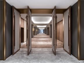 广州豪华酒店走廊过道装修设计