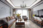 海普凤栖湾新中式风格132平米三居室装修案例