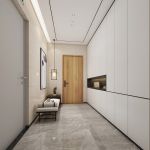 恒大港湾160平米三居室新中式风格装修案例