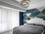 阳光·白鹭洲轻奢风格145平米三居室设计效果图案例