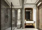 武夷澜庭新中式风格168平米四居室装修设计图案例