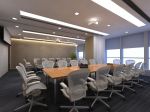 投资办公室1000平米现代简约风格装修案例