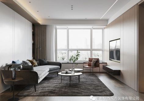 碧桂园145㎡现代风格四居室装修案例