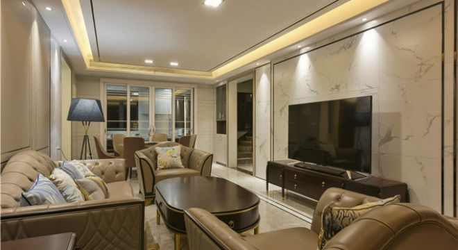 唯一国际130平米四室两厅现代风格装修案例