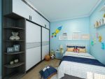 滨江天地美式风格98平米二居室装修设计图案例