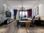东方美景130㎡新中式风格四居室装修案例