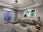 海上明珠现代风格172平米四居室设计效果图案例