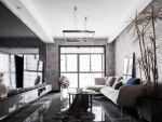 银泰香樟林120平三居室现代简约风格装修案例