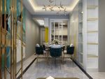 华润海中国悦海园125平三居室现代风格装修案例